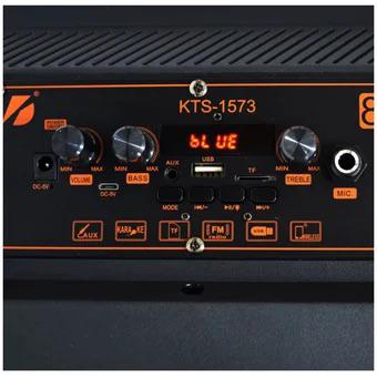 Parlante Bluetooth Altavoz Portátil 8in Luz Led USB Karaoke KTS-1573